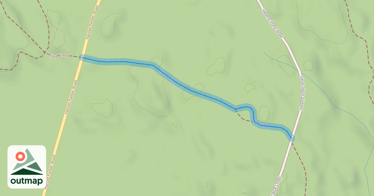Map of Blue Loop
