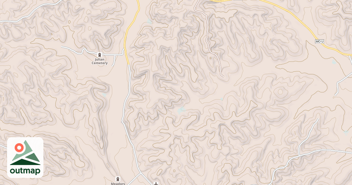 Map of POSSUM RUN