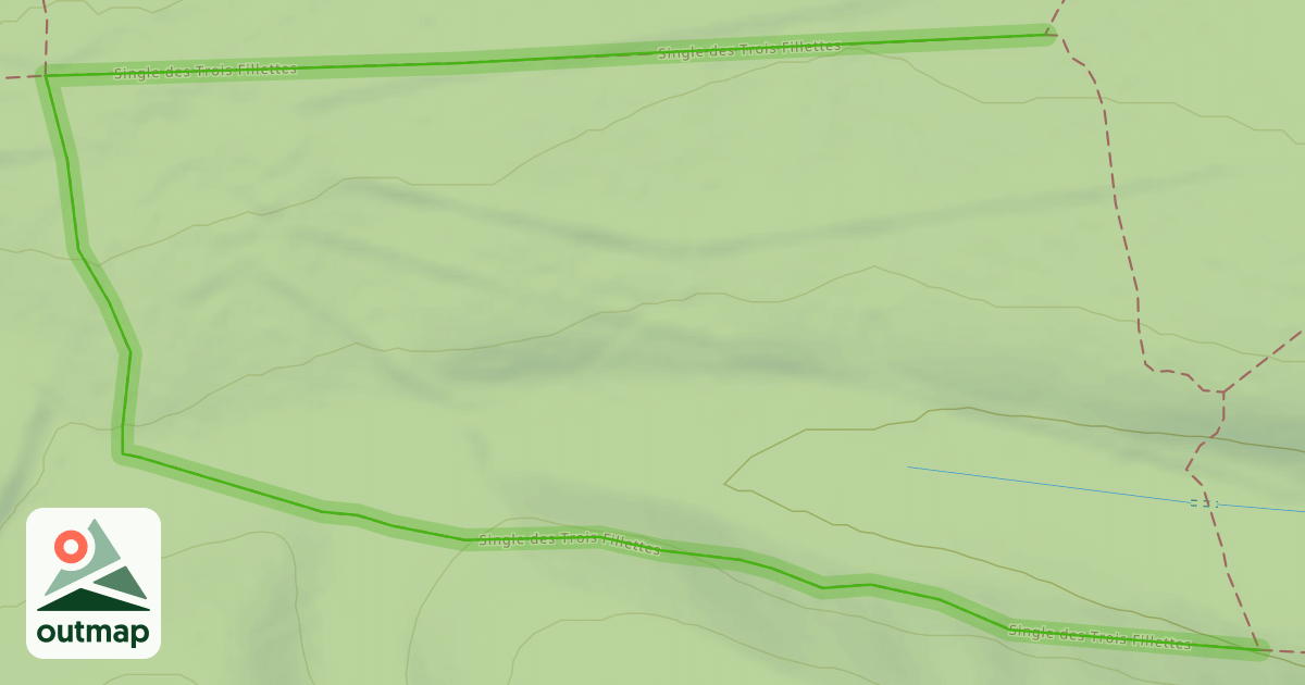 Map of Single des Trois Fillettes