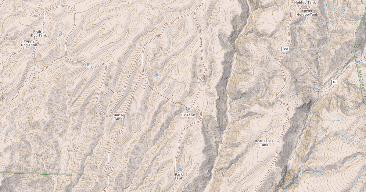 Map preview of USFS Motor Vehicle Use Map Roads {A3266518-1957-46E2-9730-BB6E8D6C3C95}