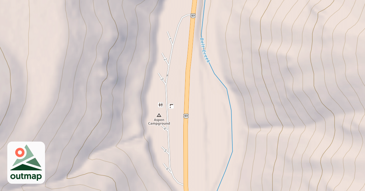 Map of ASPEN CAMP