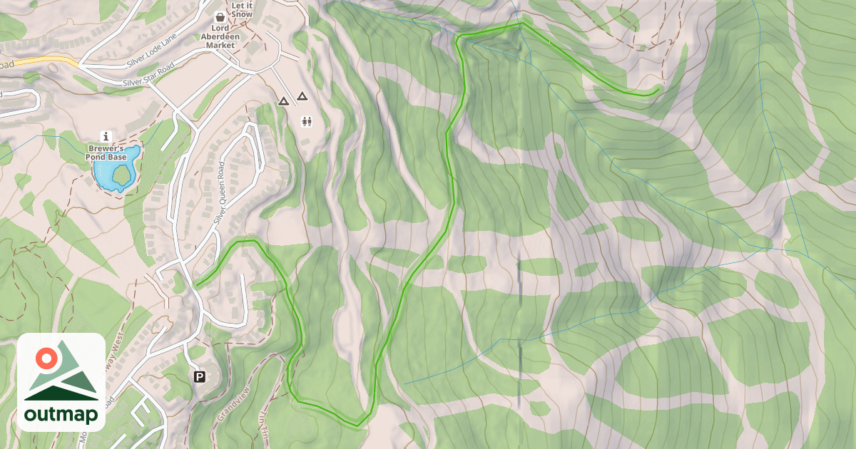 Map of Aberdeen Skiway