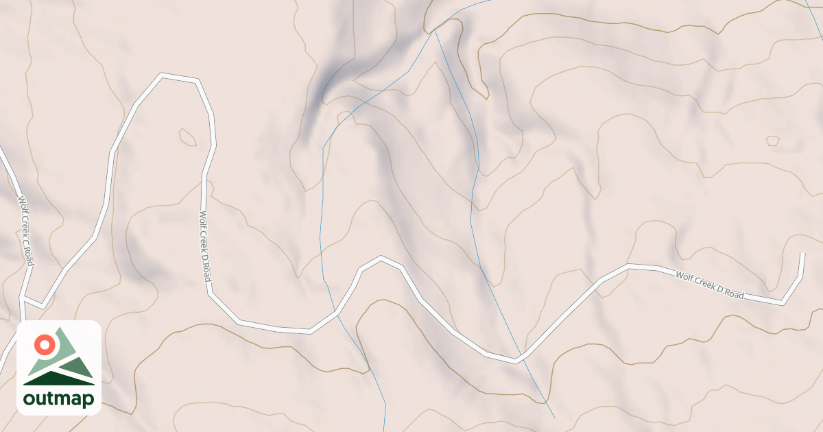 Map of WOLF CRK D