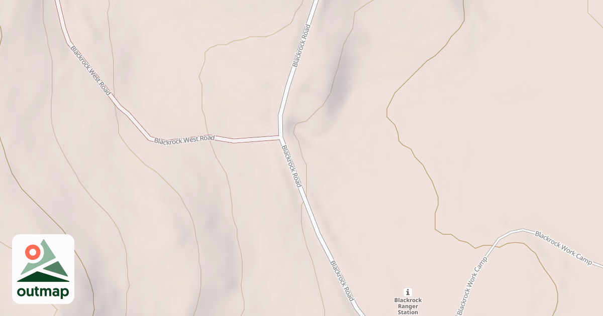 Map of BLACKROCK ROAD