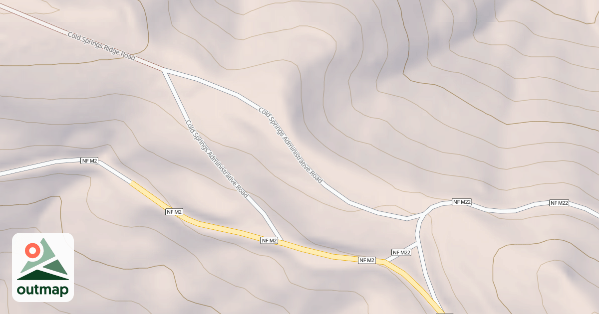 Map of COLD SPRINGS ADM