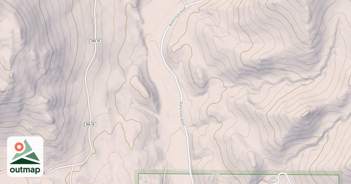 Map of BURNT FORK