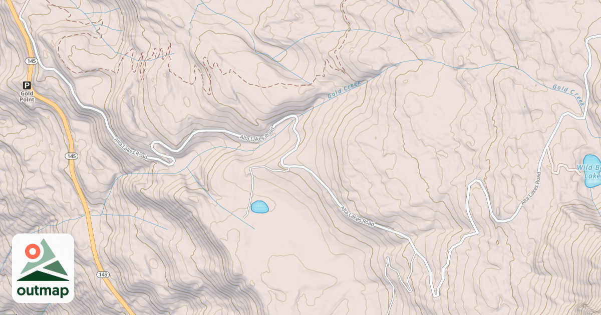 Map of ALTA LAKES