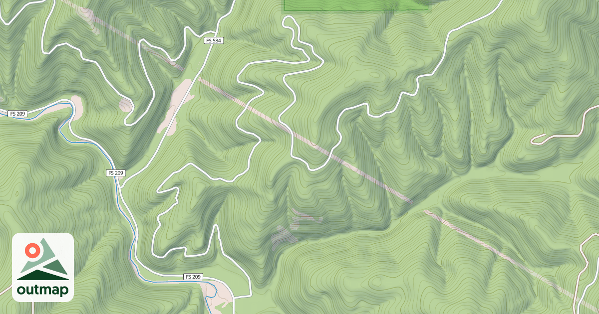 Map of GURLEY SADDLE