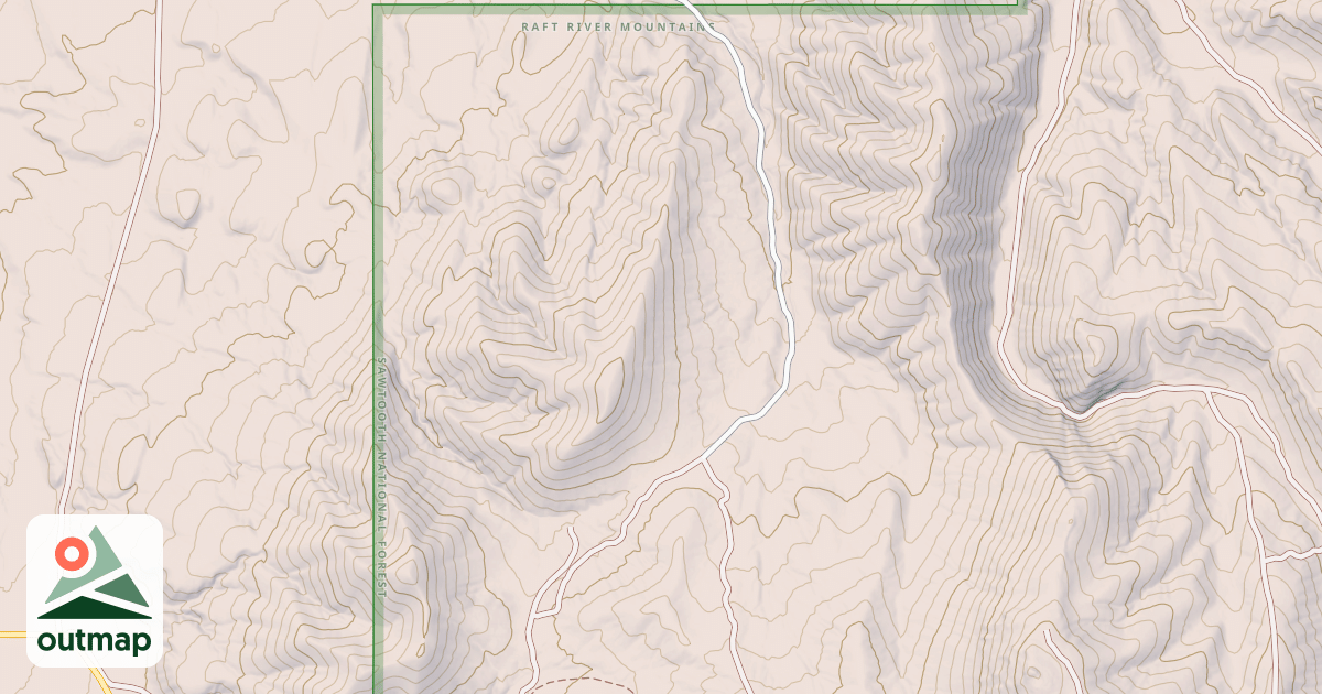 Map of DRY HOLLOW