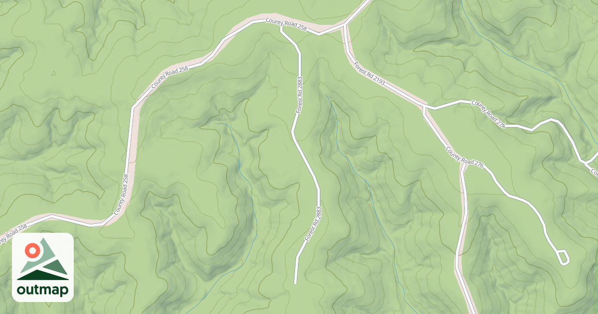 Map of MIDDLE HOLLOW