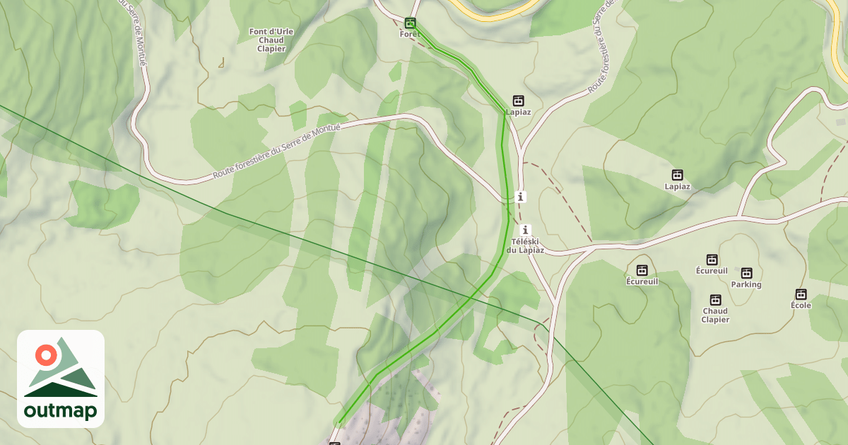 Map of Ouvala