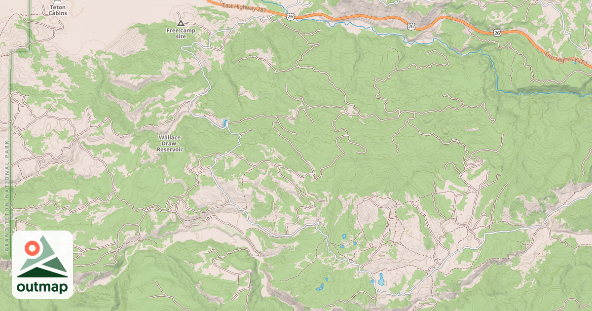Map of HATCHET-LILY LAKE