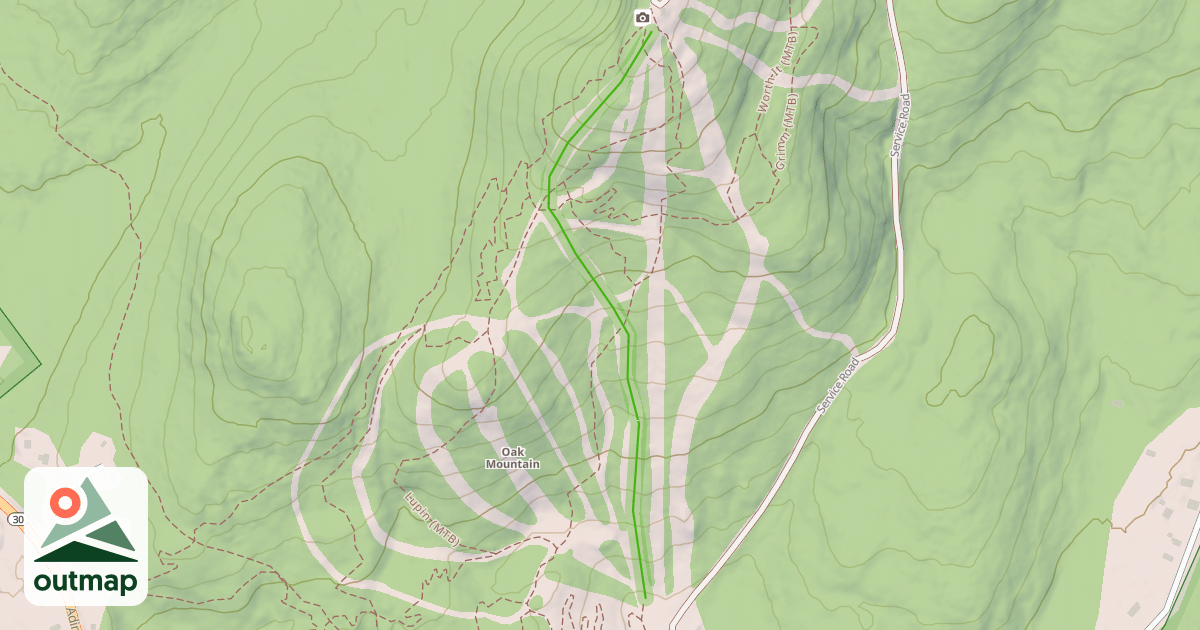 Map of Sacandaga