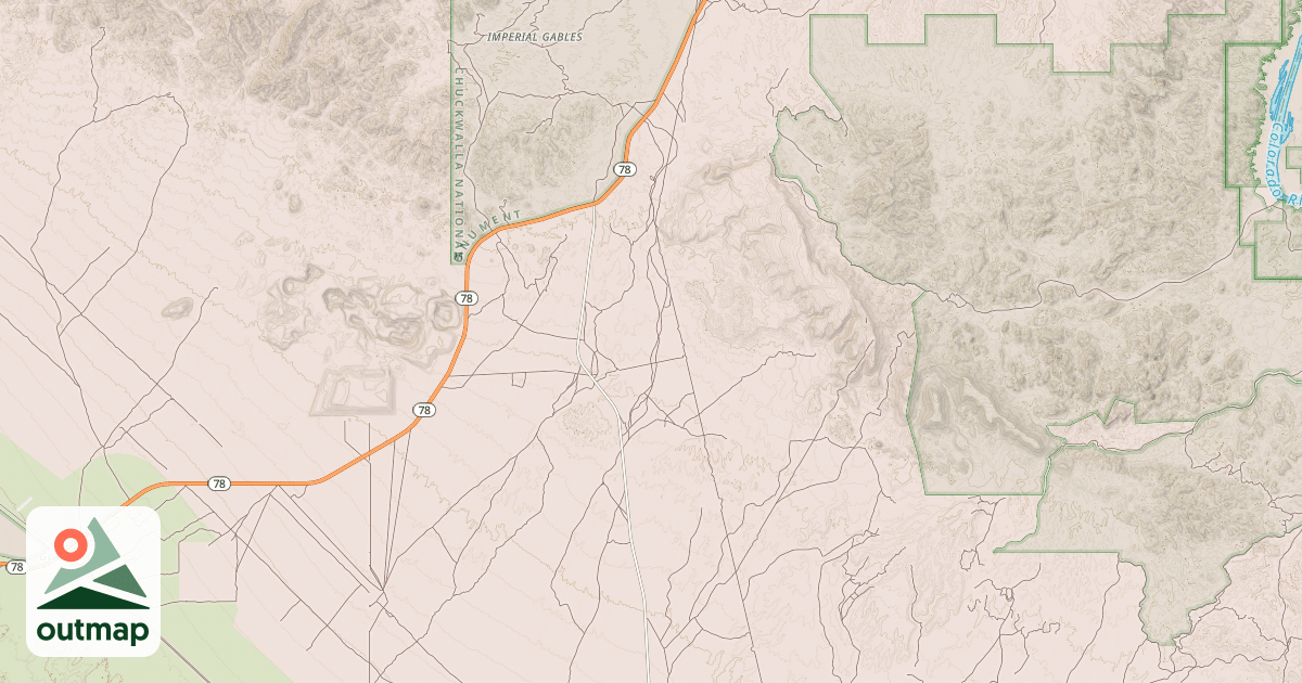 Map of BLM National GTLF Public Motorized Roads 55aa8111-9ace-4884-bf6c-2ad01e1cd71d