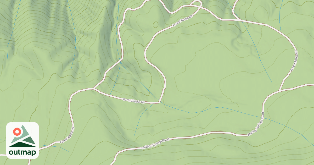 Map of BEAR TRAP SPRINGS ROAD