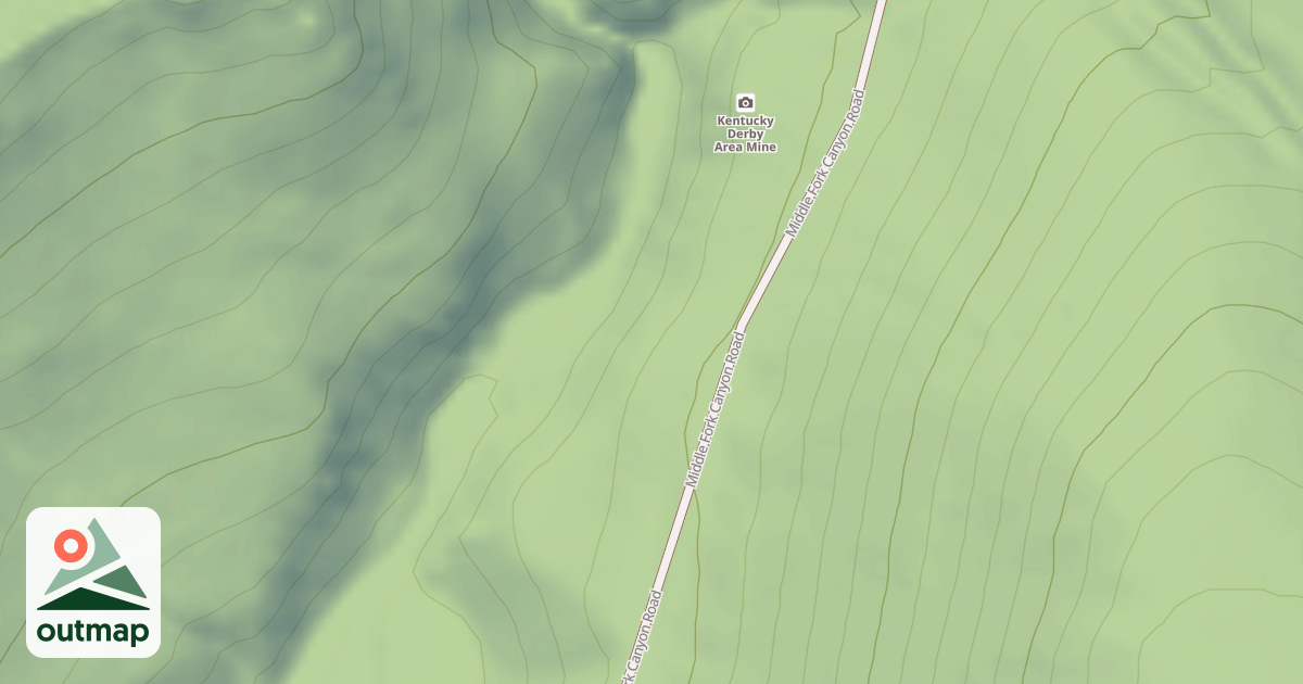 Map of FALLS OVERLOOK