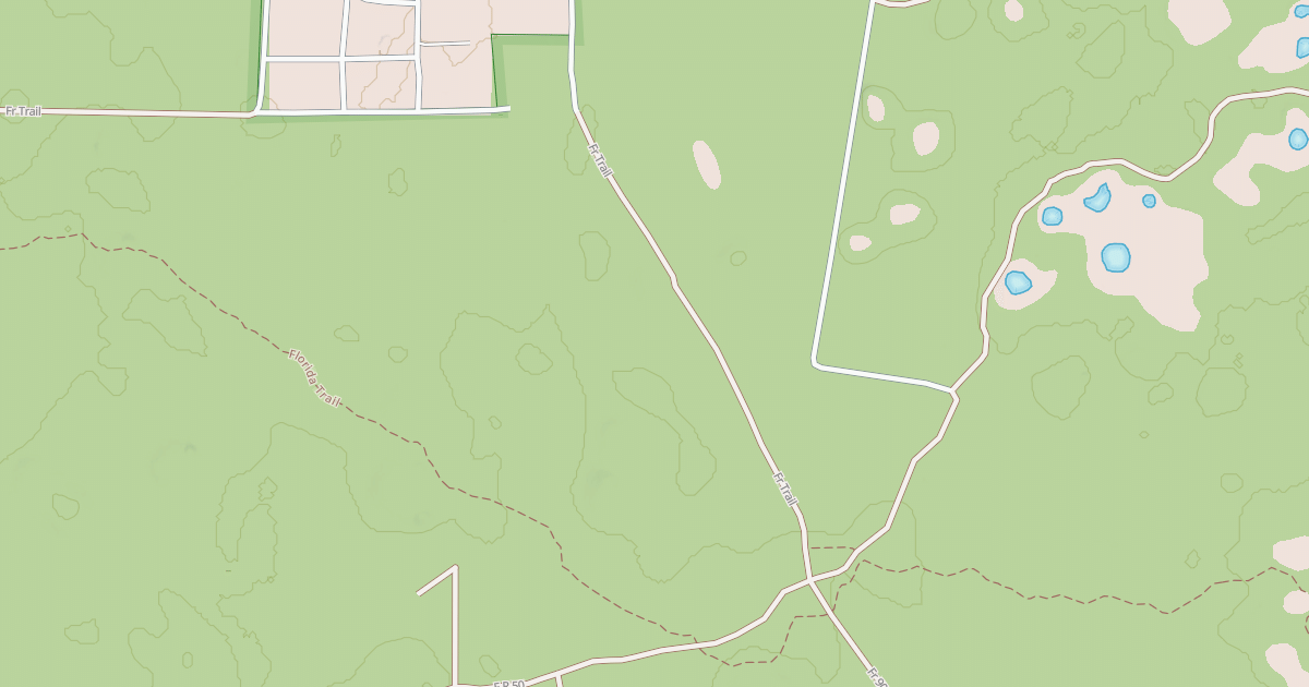 Map preview of USFS Motor Vehicle Use Map Roads {399AD296-5FD3-412B-BA82-8A120D75F99C}