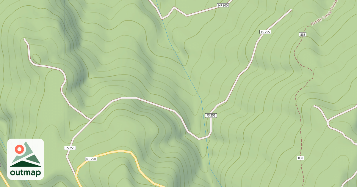 Map of USFS Motor Vehicle Use Map Roads {3247F36D-E6DB-4281-9492-EC11DF22E865}