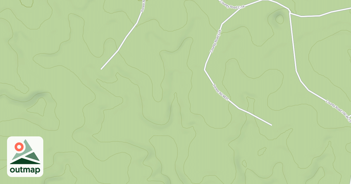 Map of STINKING POND