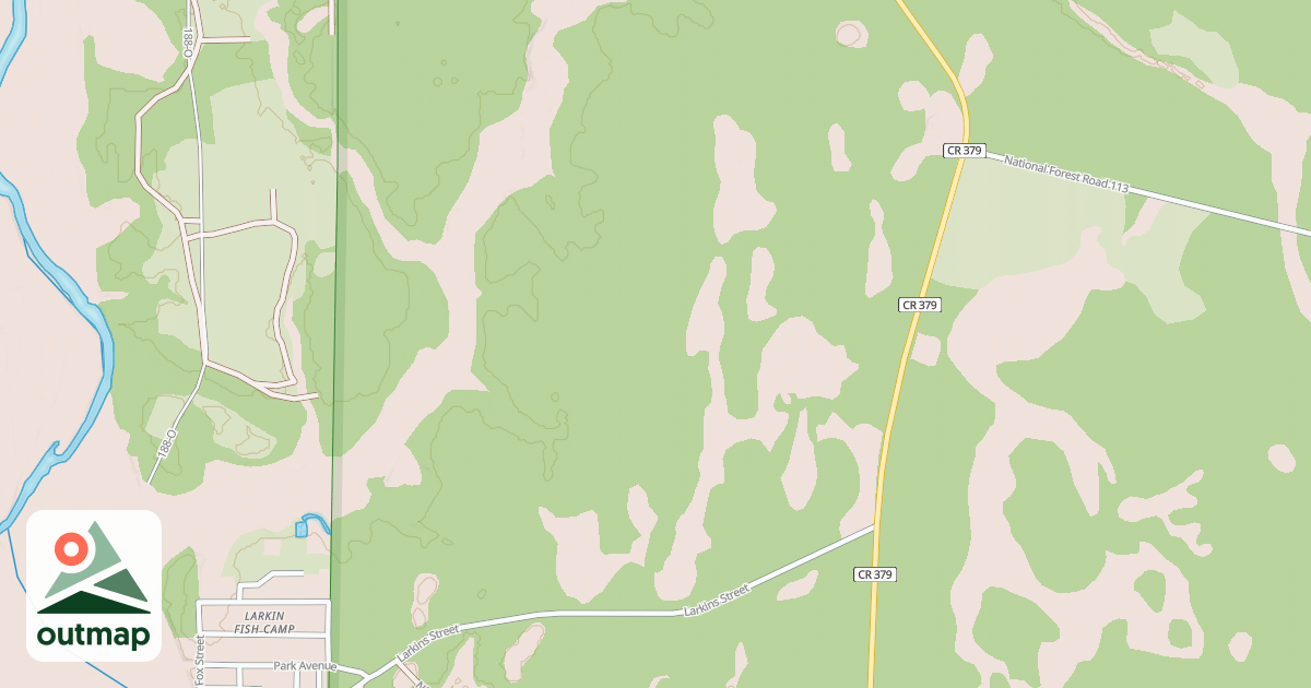 Map of USFS Motor Vehicle Use Map Roads {0CEFE734-4661-469A-81A3-EBF9E4725551}