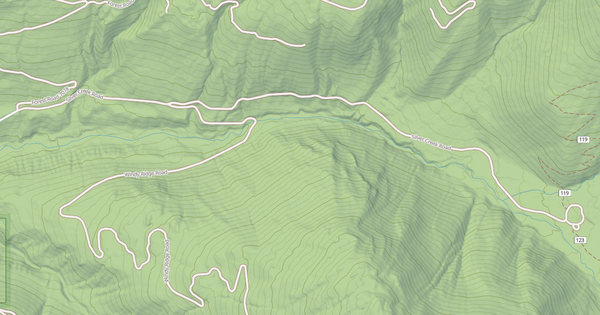 Map preview of SILVER CREEK
