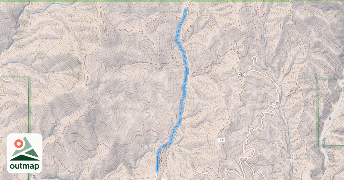 Map of Arroyo Hondo Road