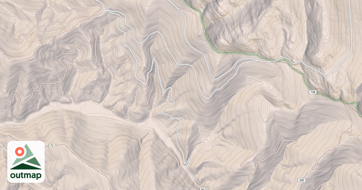 Map of CROOKED RIDGE