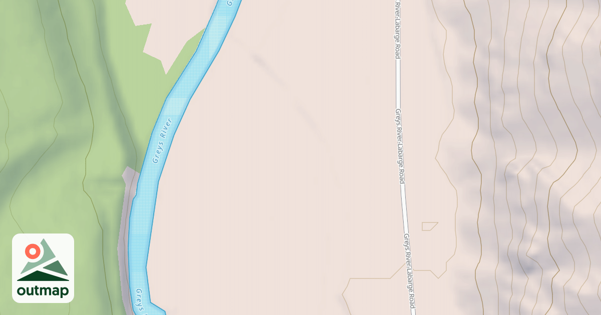 Map of MILEPOST 36.8 WEST