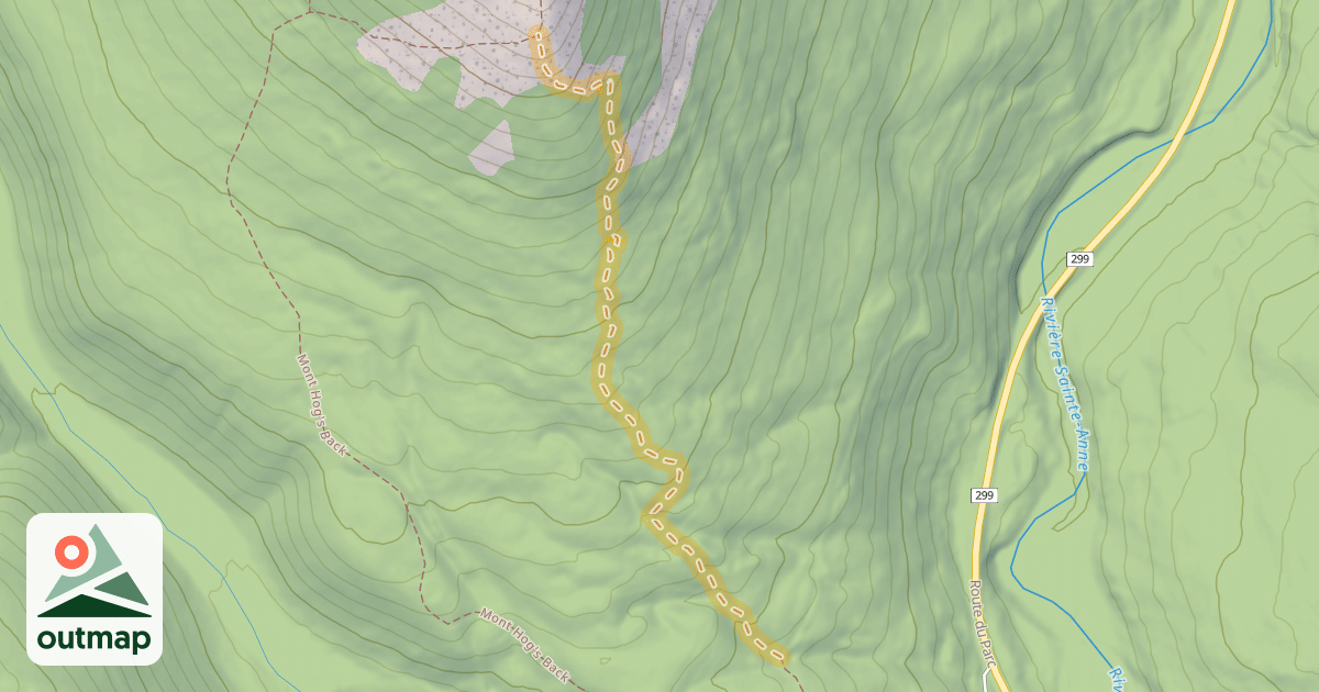 Map of Sentier des Bénévoles