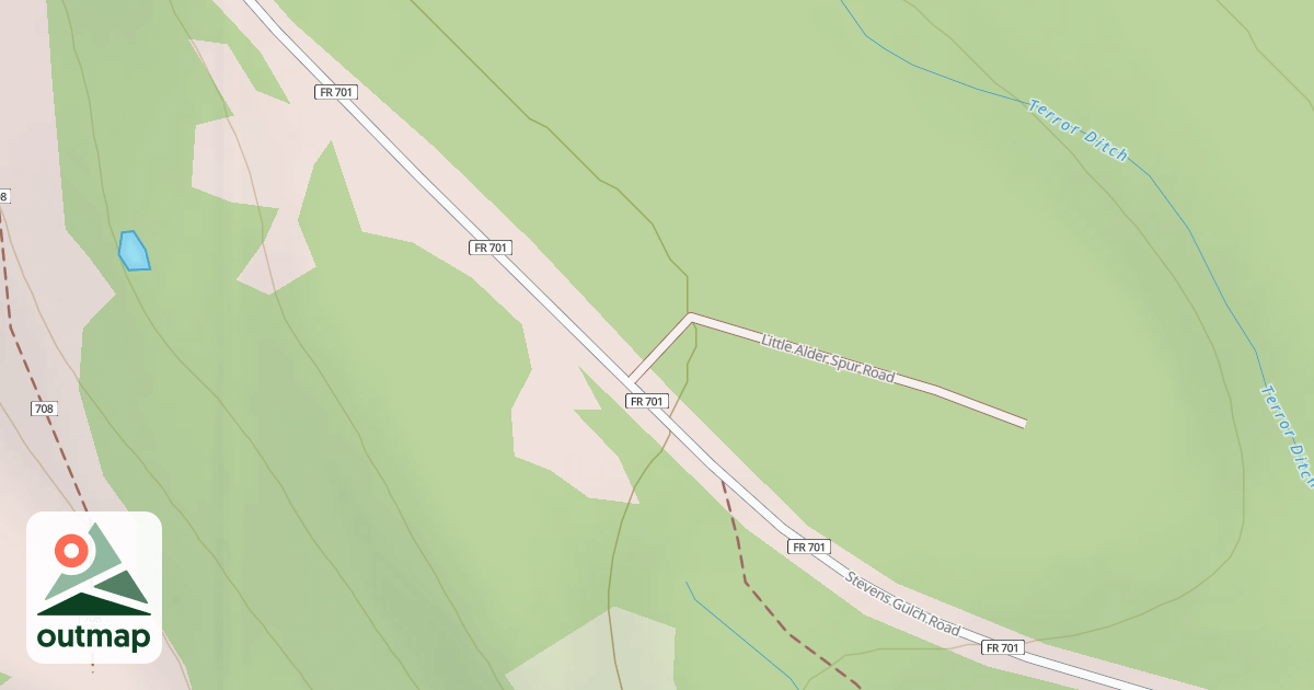 Map of LITTLE ALDER