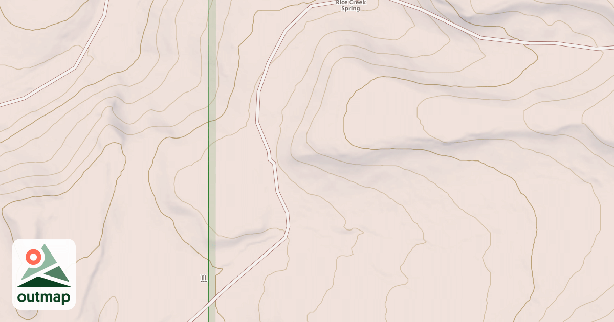 Map of RICE CREEK SPUR