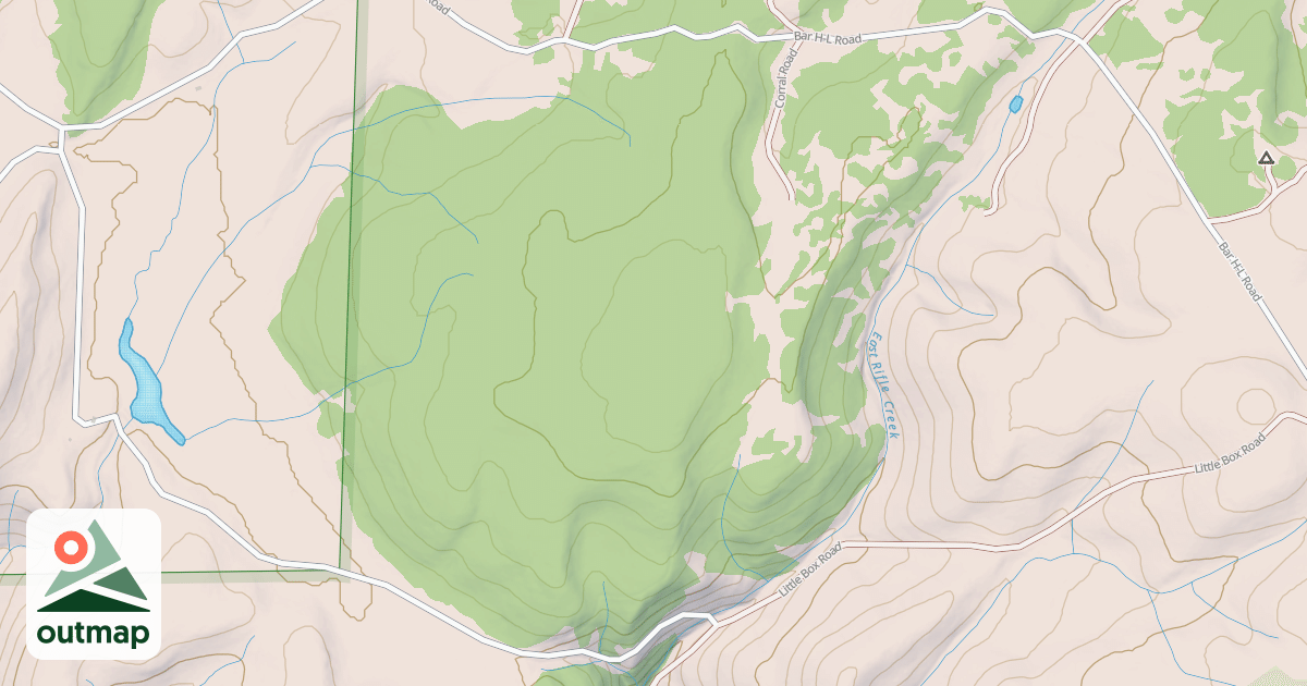 Map of CORRAL ROAD