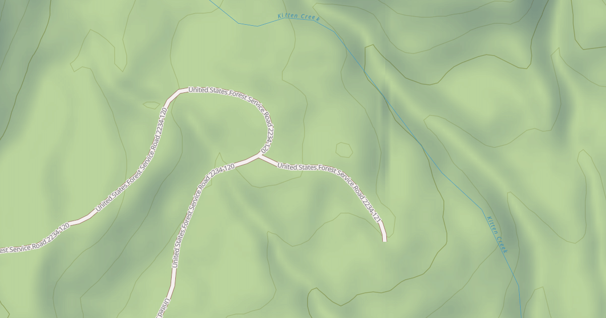 Map preview of USFS Motor Vehicle Use Map Roads {DF355538-E9C2-46B4-88A6-3B1A5F0B786F}