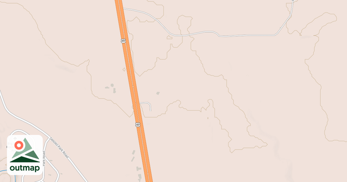 Map of USFS National Forest System Roads {F241057C-9C94-431C-8DC9-4D7F3A6279E3}