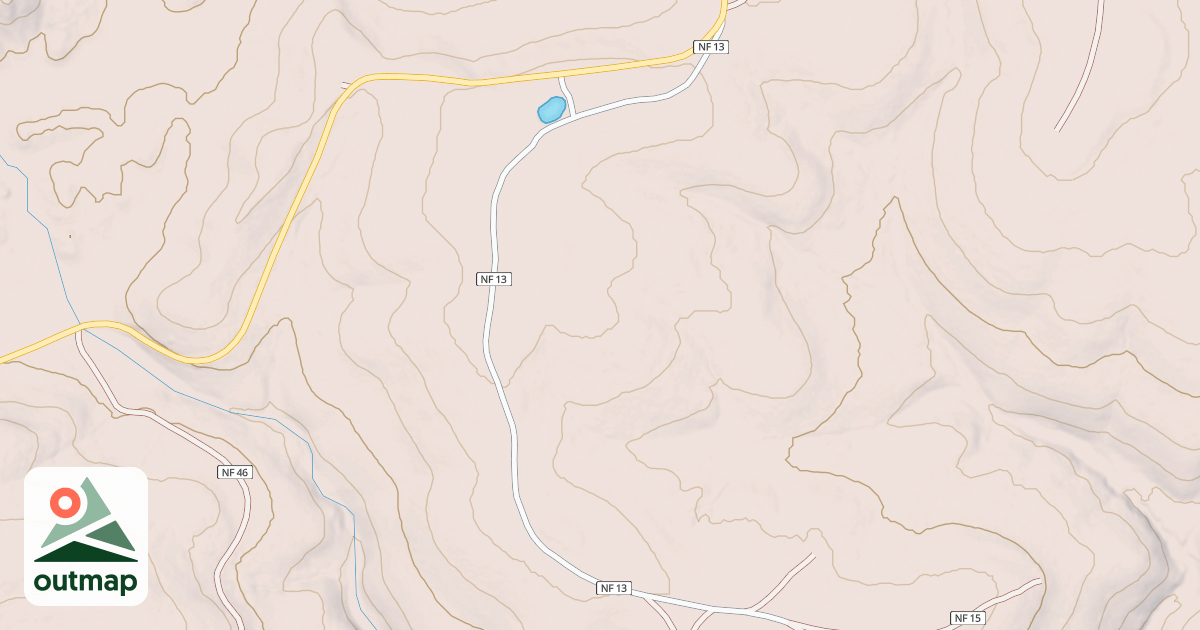 Map of USFS Motor Vehicle Use Map Roads {10A86008-DA44-451C-A03B-022690ACEF5D}