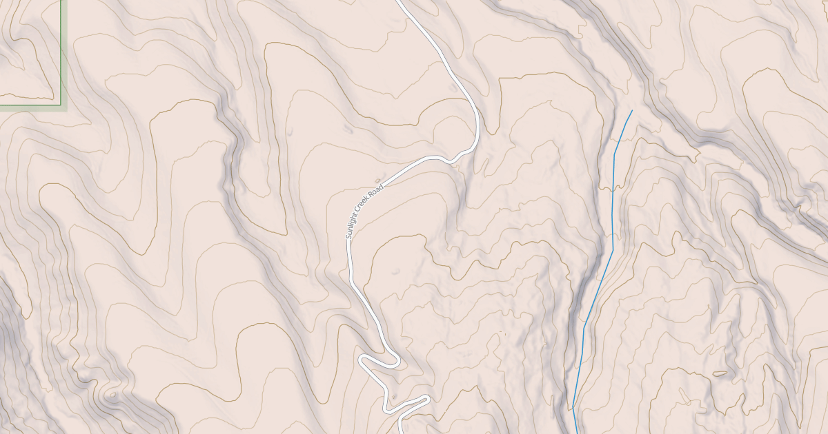 Map preview of SUNLIGHT CREEK