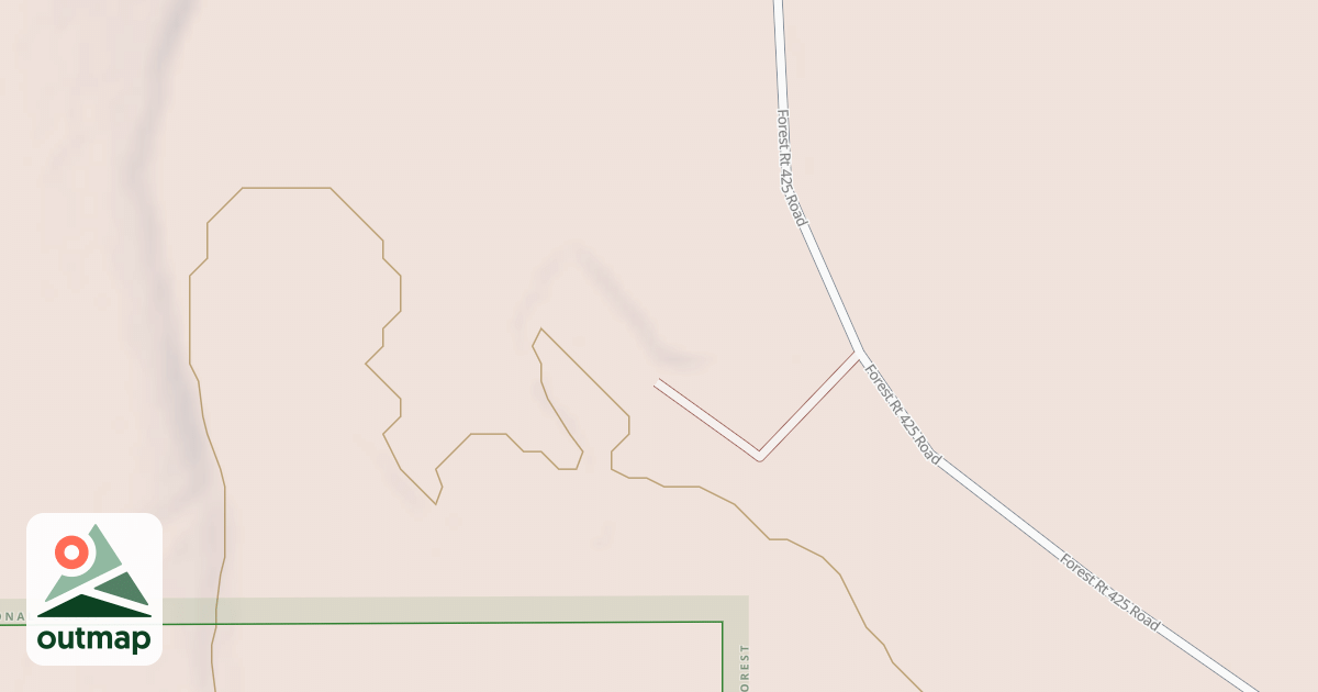 Map of BUNDLE LAKE SPUR B