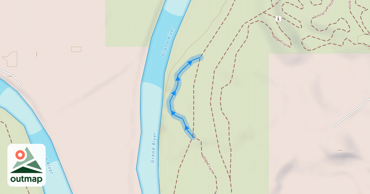 Map of MTB Trail