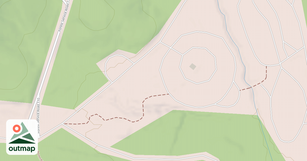 Map of H.F. T SITES 1-6 ACCESS