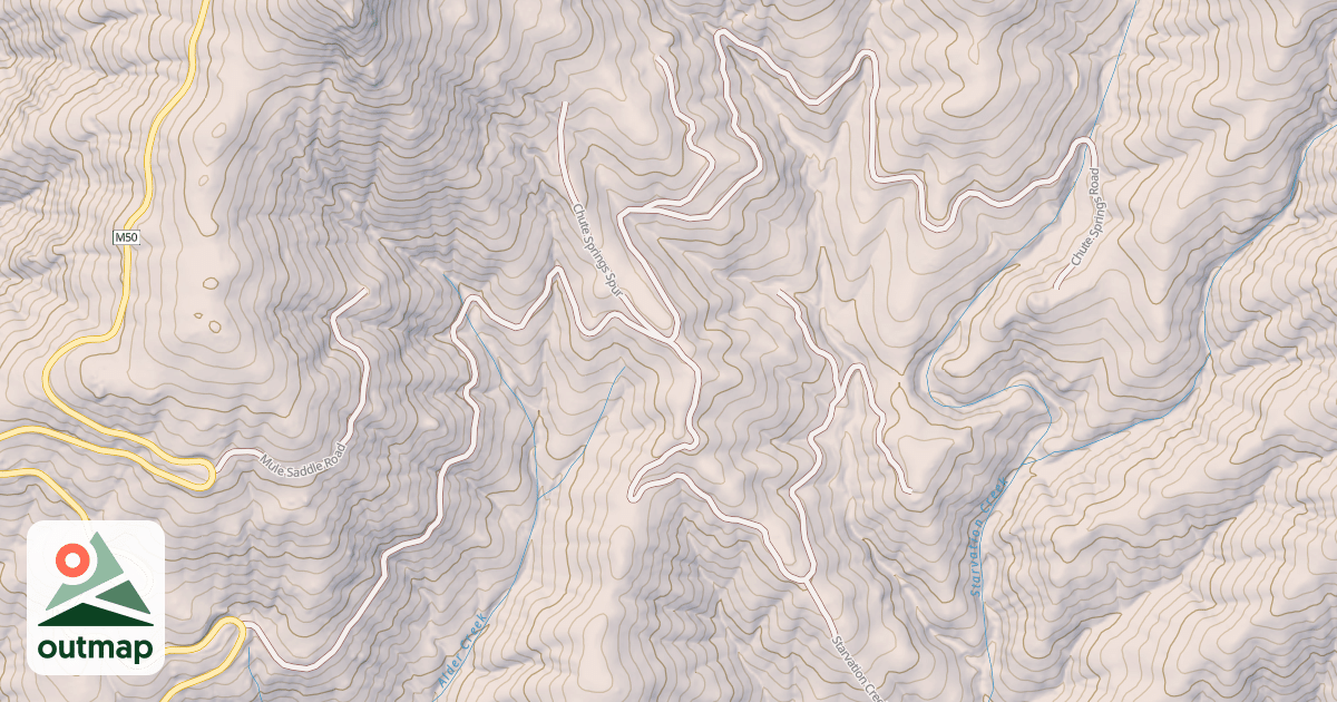 Map of CHUTE SPRINGS