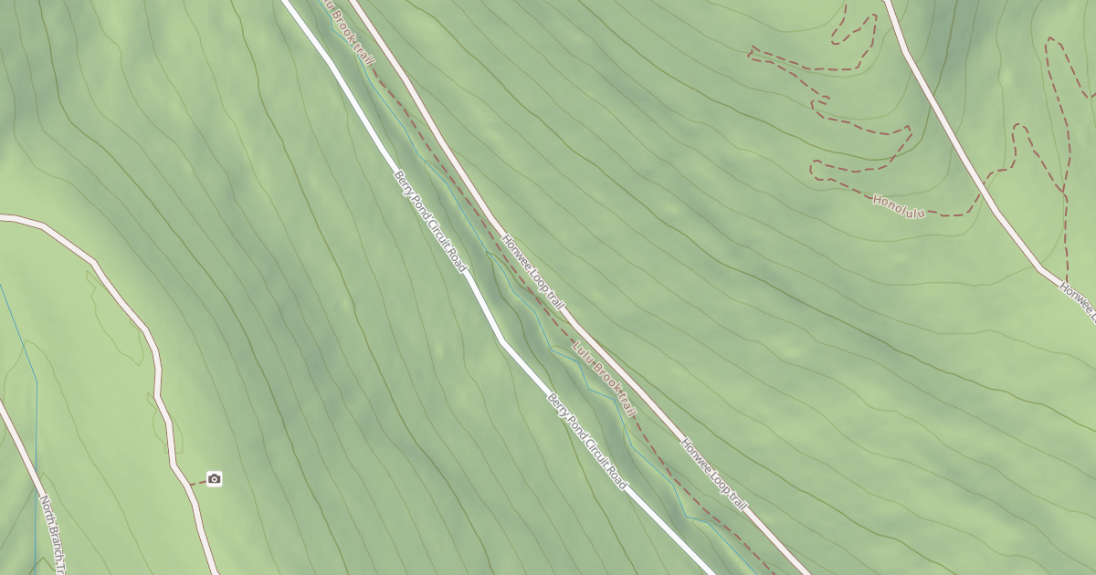 Map preview of Lulu Brook Trail