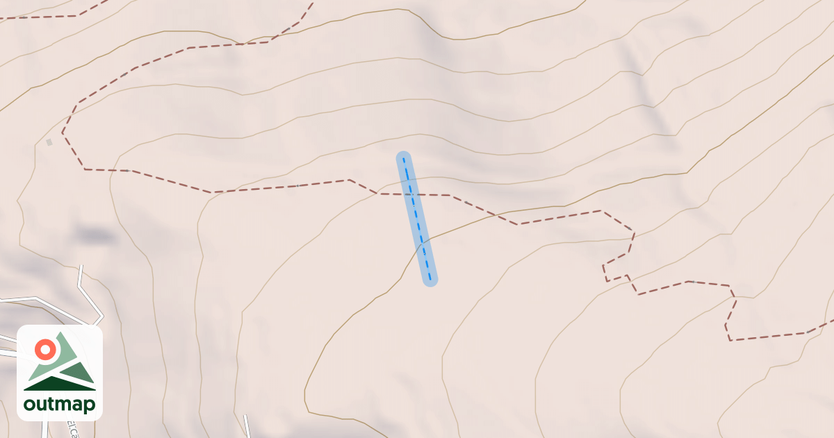 Map of Upper Lucky #7 (Closed)