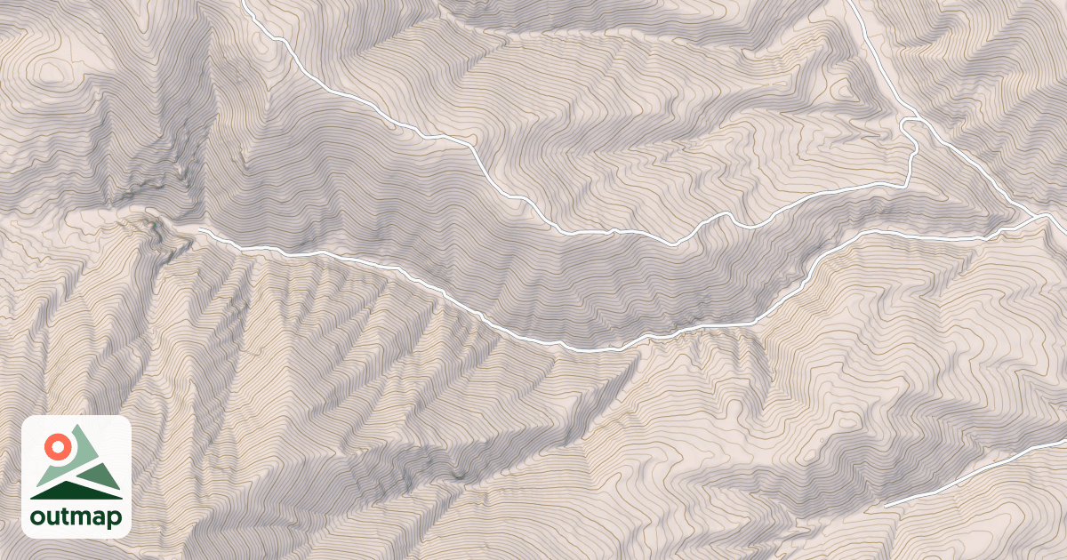 Map of BLUE CANYON
