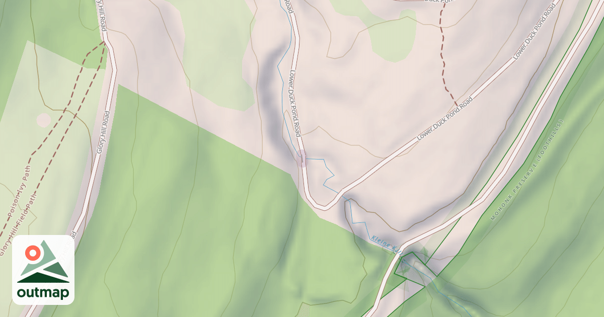 Map of Duck Pond Trail