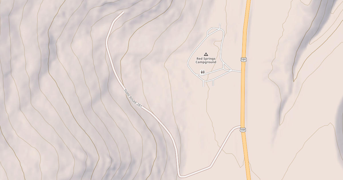 Map preview of RED SPRINGS WATER TANK