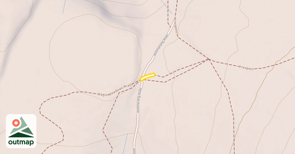Map of Magic Meadows Trail