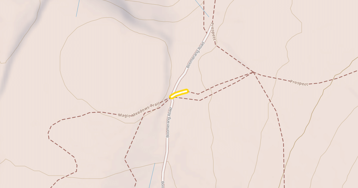 Map preview of Magic Meadows Trail