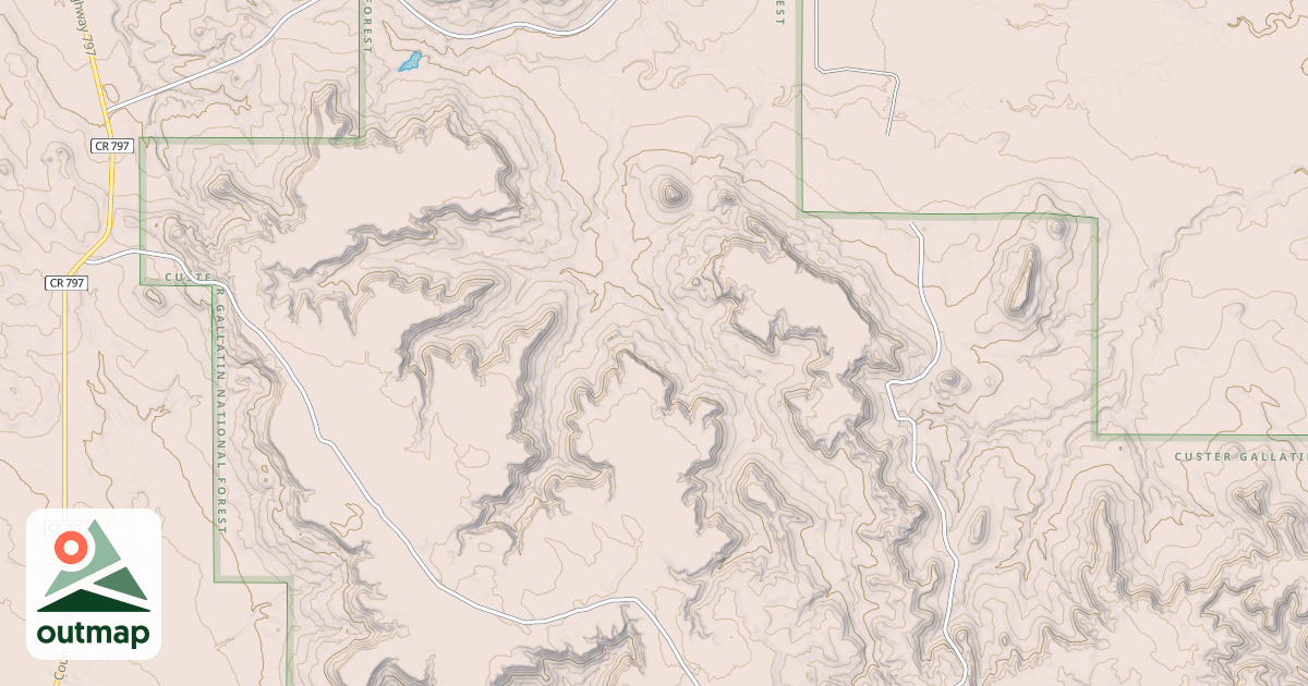 Map of PETERSON CANYON