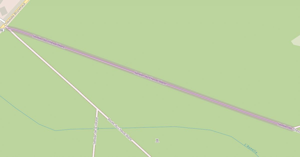 Map preview of Sentier du Cheval Blanc
