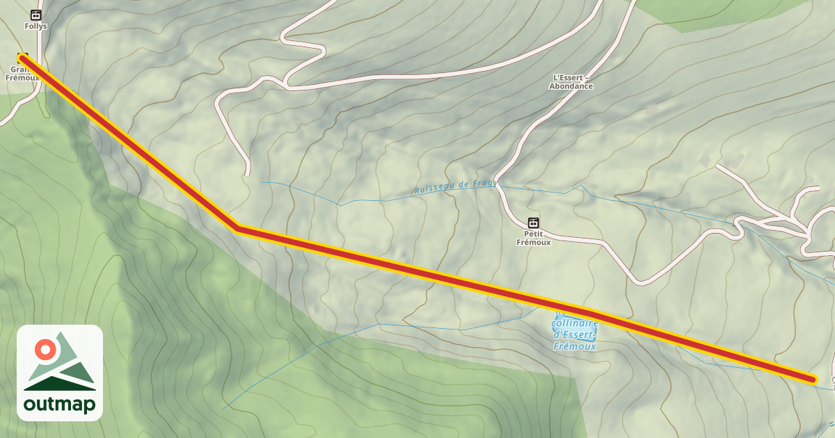 Map of Grand Frémoux